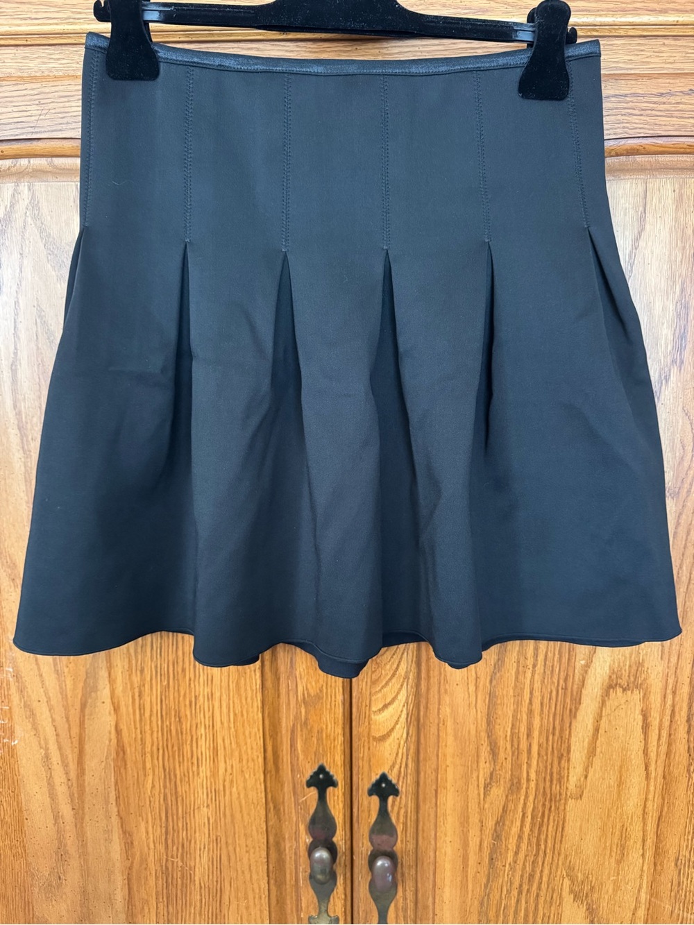 Express Black Circle Skater Skirt